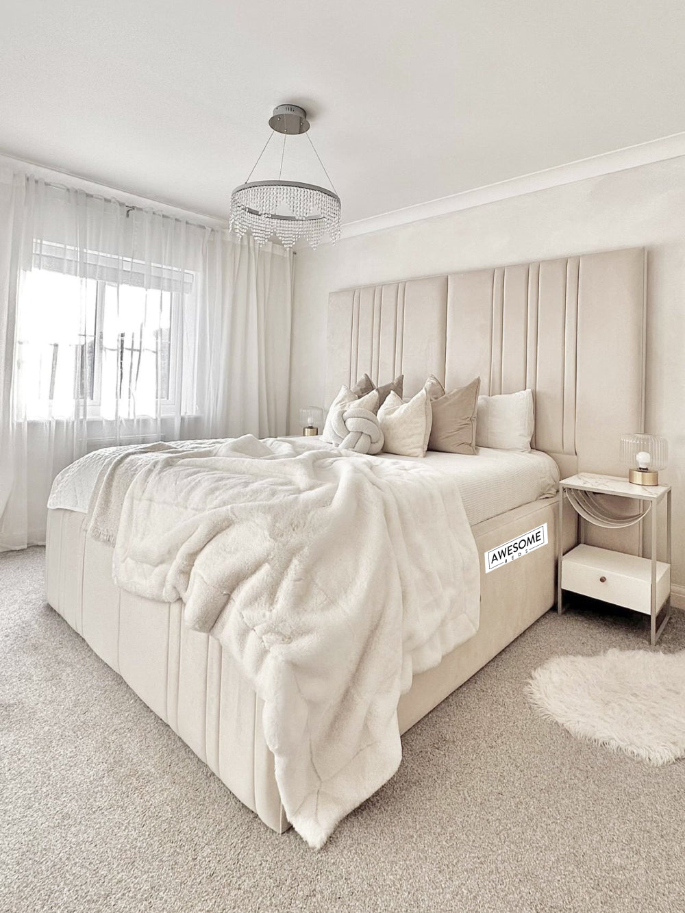 Ameera High Headboard Bed