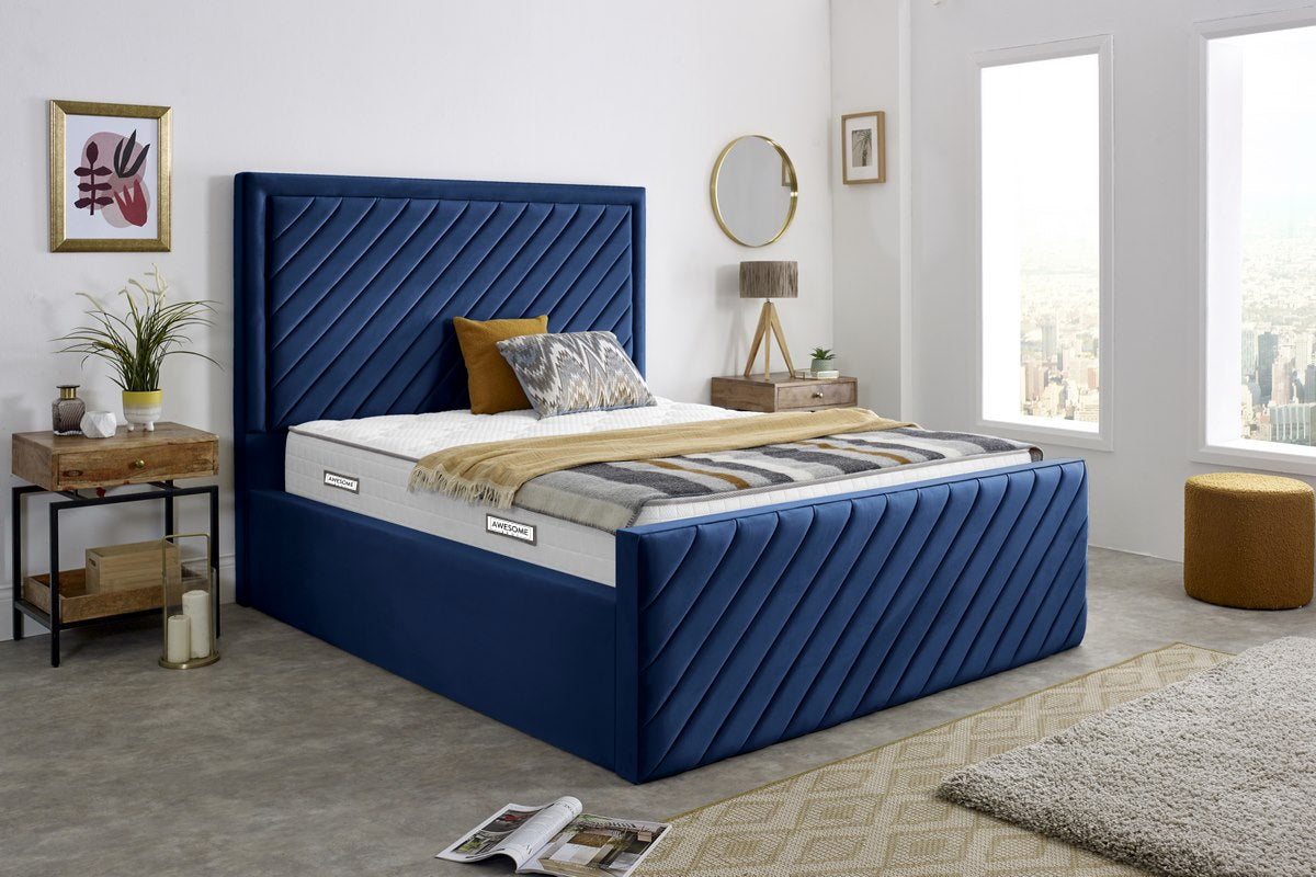 Ceramic Upholstered Gaslift Bed