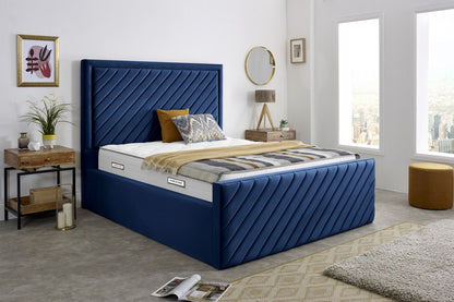 Ceramic Upholstered Gaslift Bed