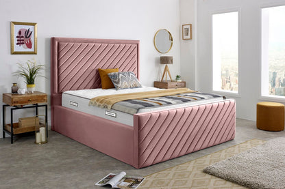 Ceramic Upholstered Gaslift Bed