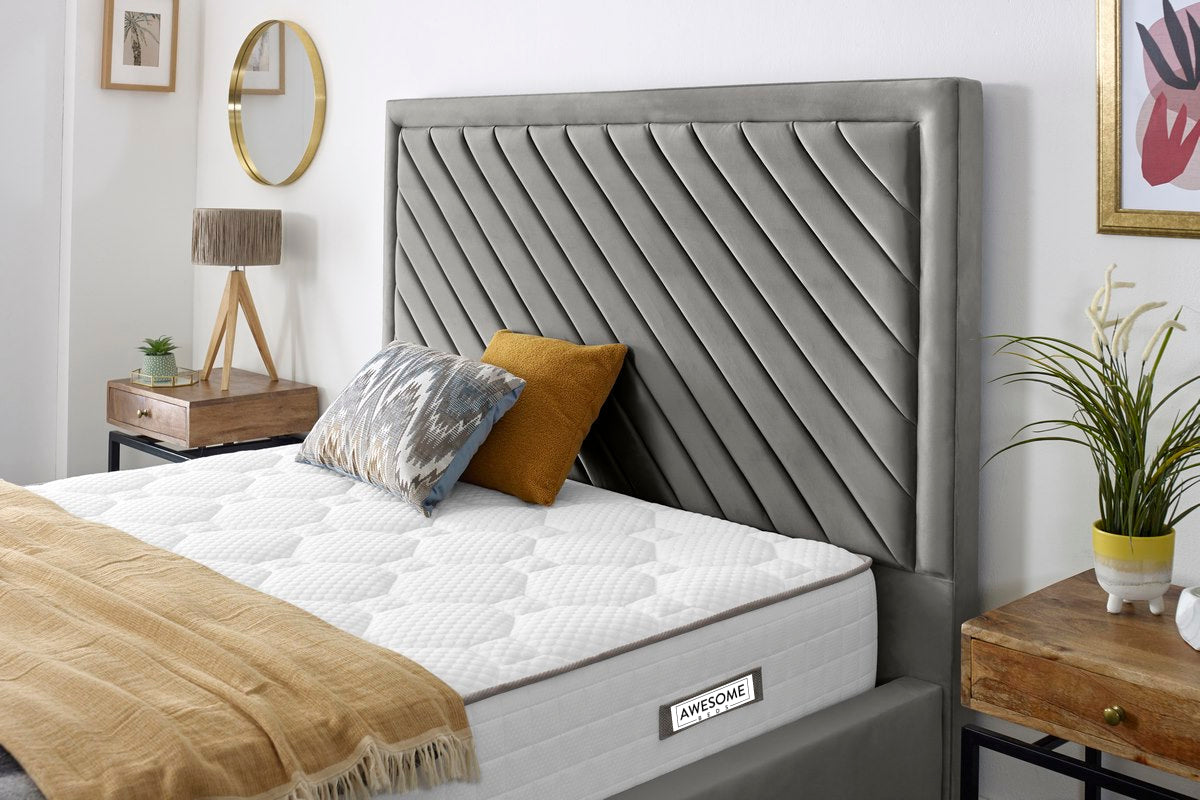 Ceramic Upholstered Gaslift Bed