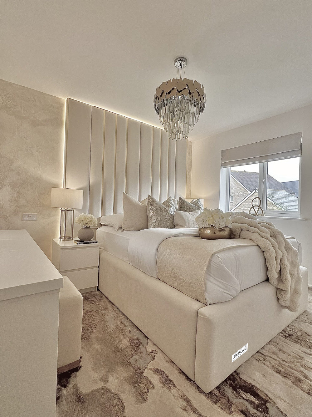 Empire High Headboard Bed