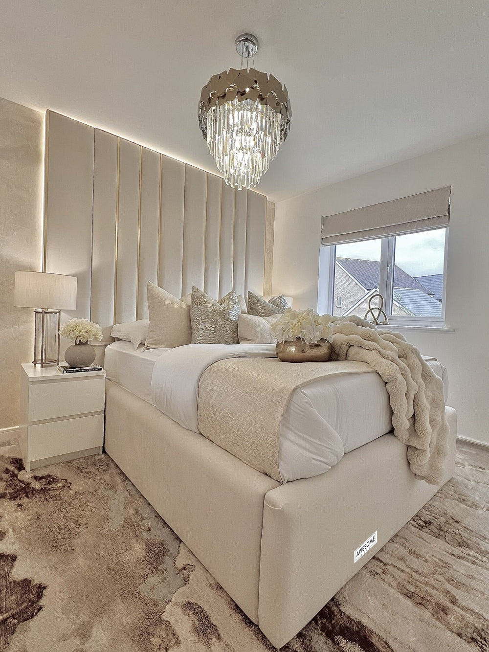 Empire High Headboard Bed