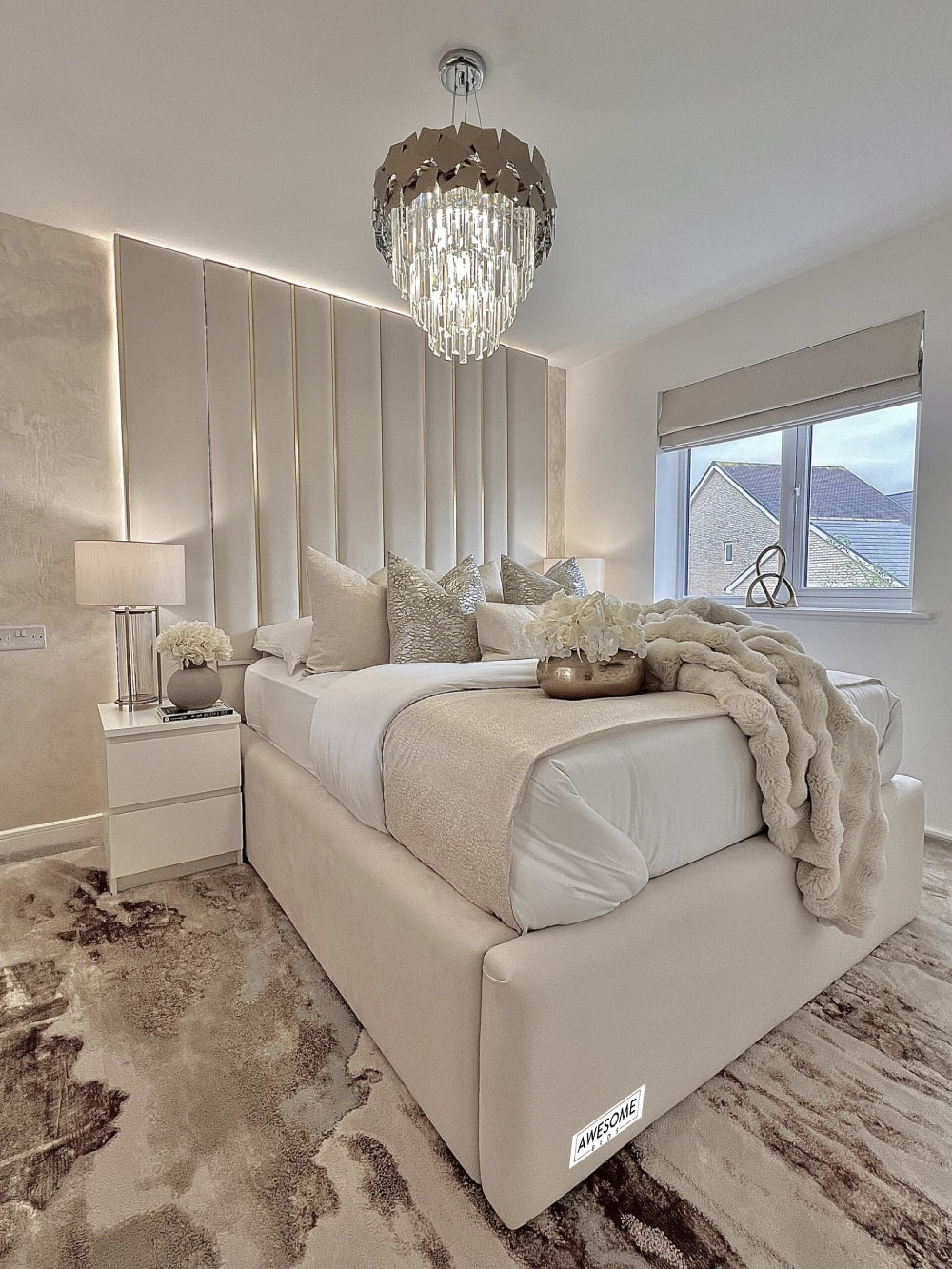 Empire High Headboard Bed