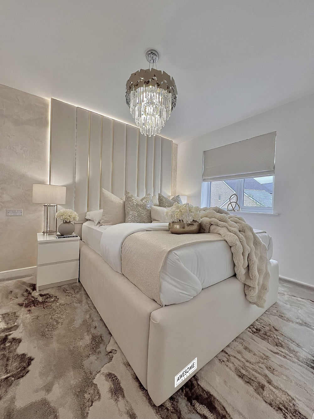 Empire High Headboard Bed