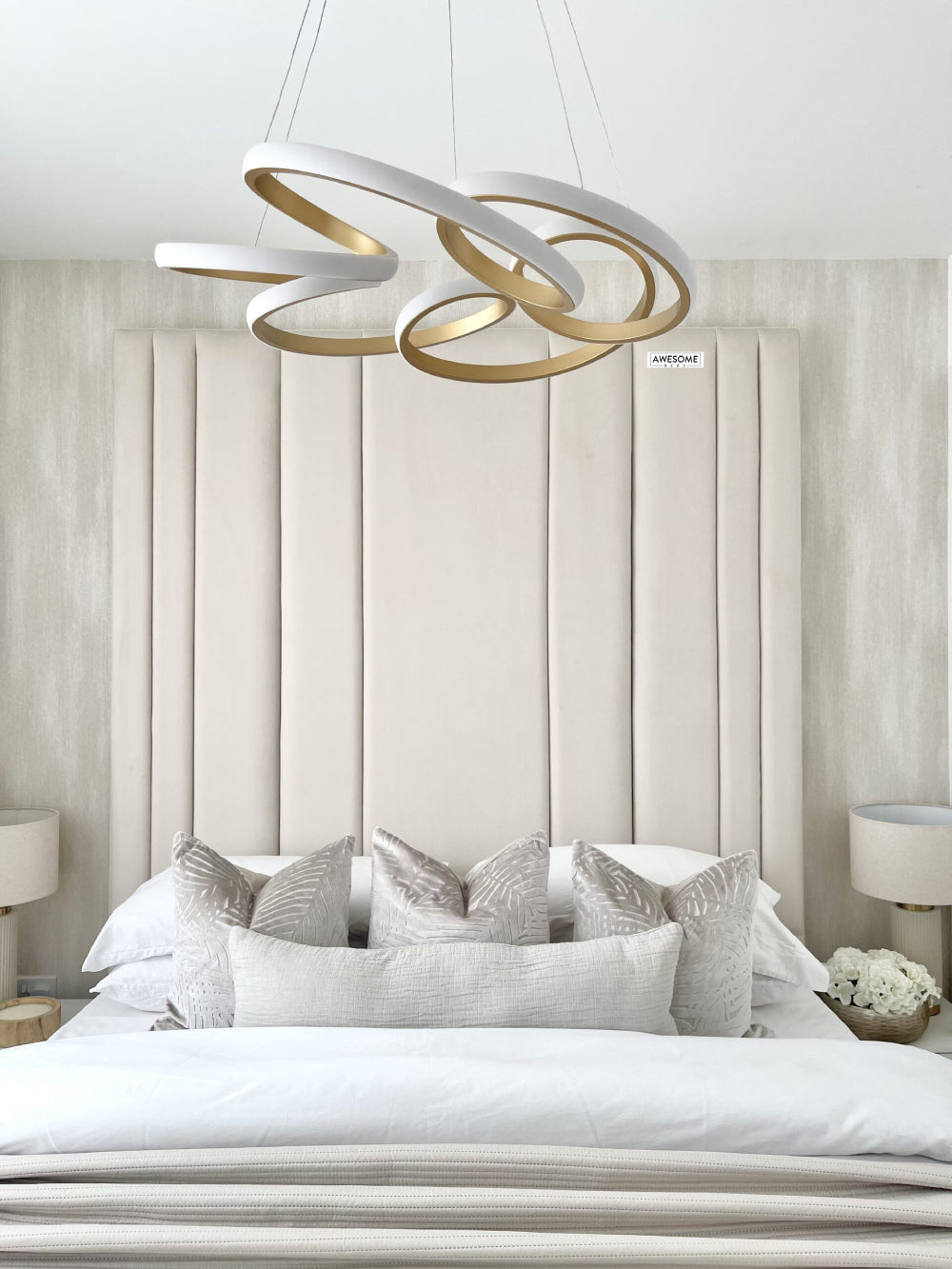 Celina High Headboard Bed