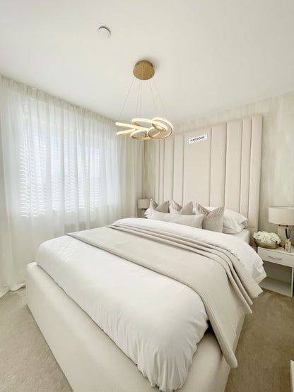 Celina High Headboard Bed