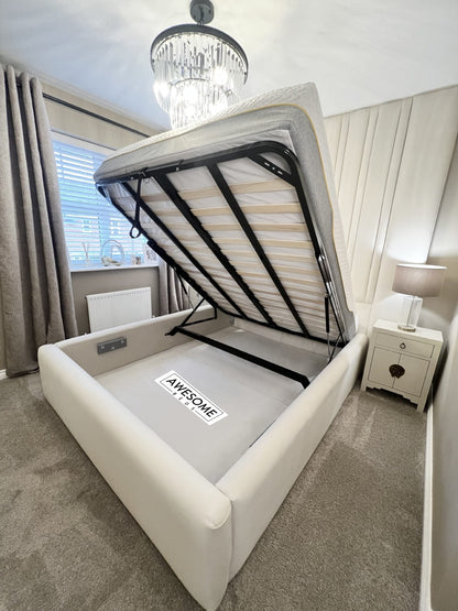 Queen High Headboard Bed